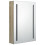 VidaXL vidaXL LED-Bad-Spiegelschrank Eichenoptik 50x13x70 cm 3