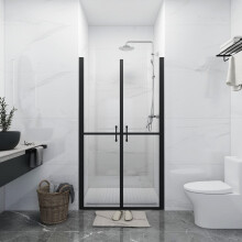 vidaXL Shower Door Clear ESG (98-101)x190 cm Bathroom Enclosure Cabinet Screen