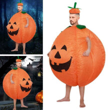 Pompoen Opblaasbaar Kostuum Cosplay Volwassen Fancy Dress Feestkostuum