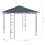 VidaXL vidaXL Pavillon 3x3x2,7 m Anthrazit 160 g/m² 5