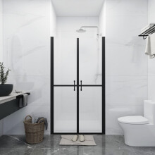 vidaXL Shower Door Frosted ESG (88-91)x190 cm Bathroom Enclosure Cabin Screen
