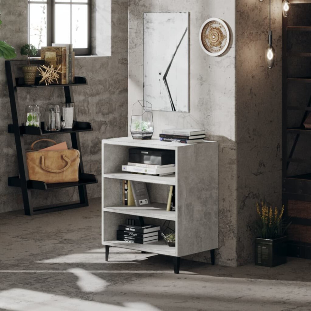 Vidaxl Sideboard Concrete Grey Engineered Wood Furniture Storage Side Cabinet
