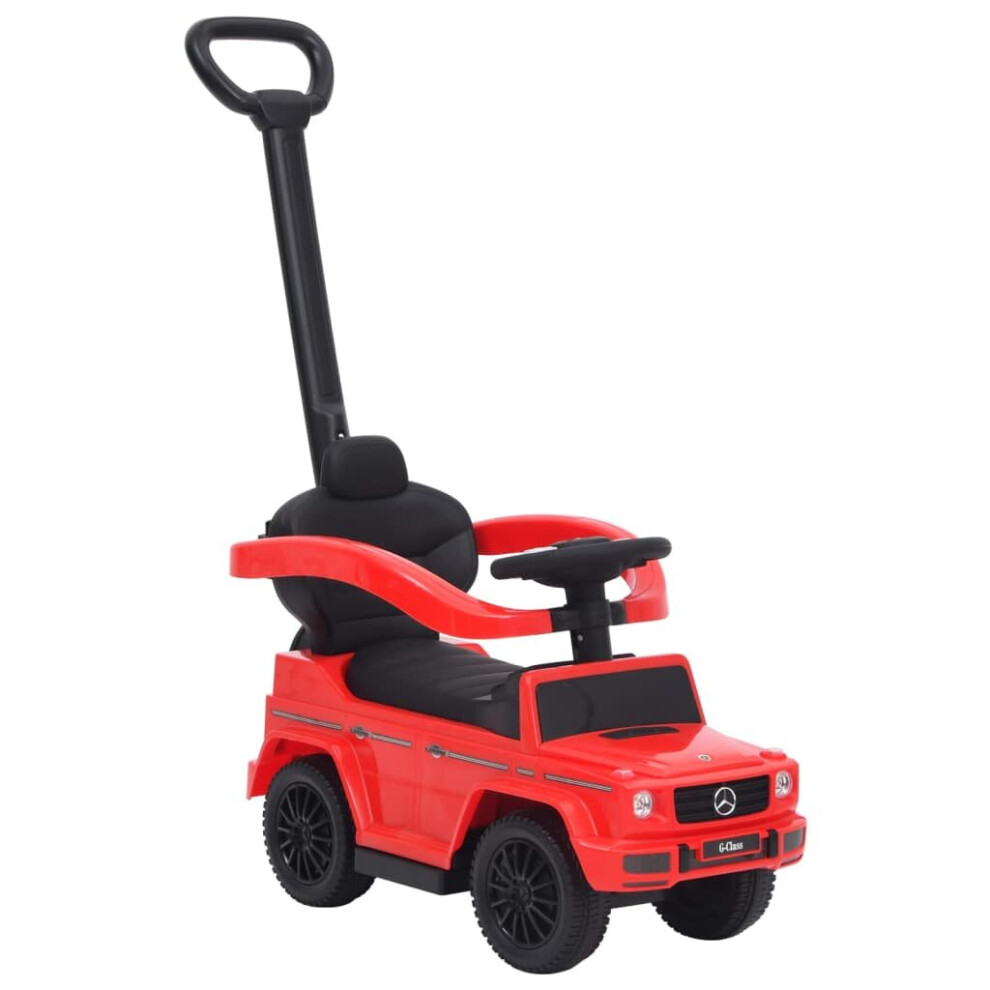 vidaXL Push Walk Car Mercedes-Benz G63 Red Ride-On Baby Children Walk Car Toy