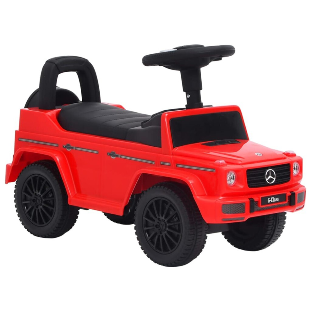 vidaXL Step Car Mercedes-Benz G63 Red Ride-On Baby Children Walk Car Toy