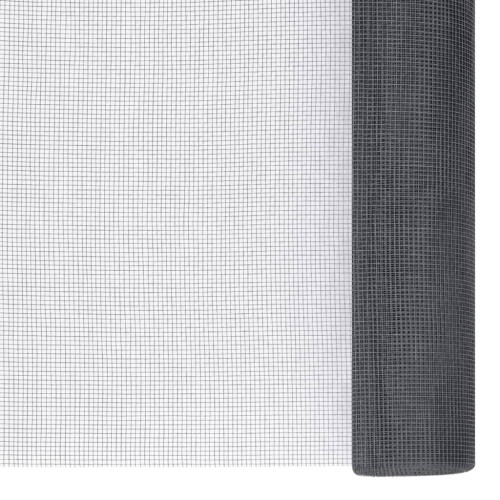 VidaXL vidaXL Fliegengitter Fiberglas 112x500 cm Grau 2