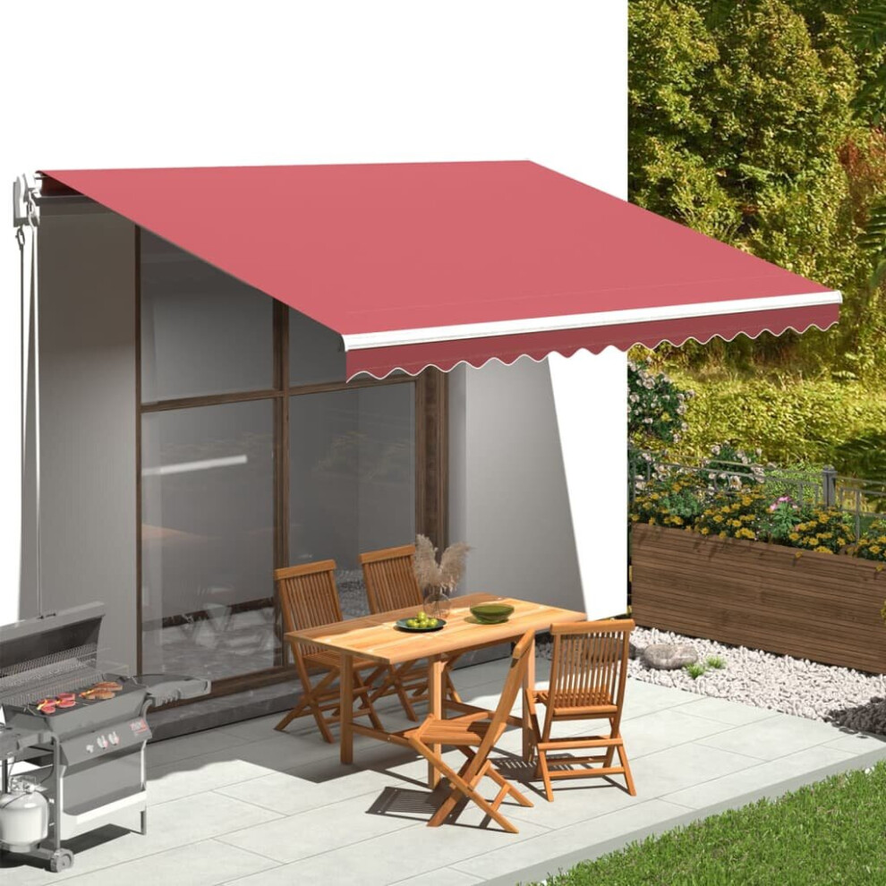 Vidaxl Replacement Fabric For Awning 4.5X3 M Outdoor Patiocanopy Burgundy/Red