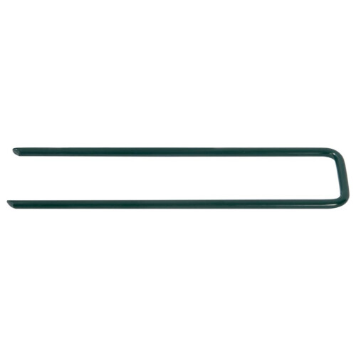 VidaXL vidaXL Nails for Artificial Grass 50 pcs U-shape Iron Fasteners Turf Pins 2