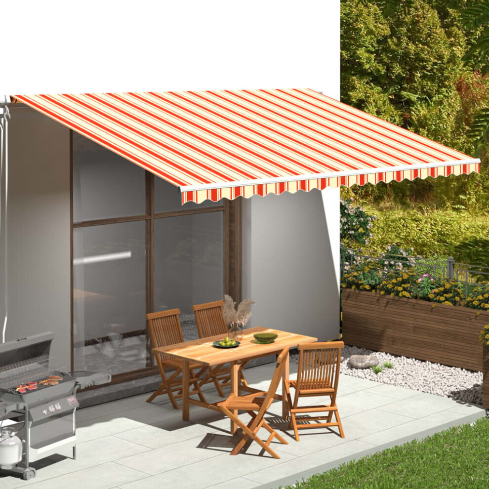 Vidaxl Replacement Fabric For Awning And 5X3 M Outdoor Canopy Yellow/Orange