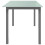 VidaXL vidaXL Gartentisch Hellgrau 150x90x74 cm Aluminium und Glas 3