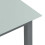 VidaXL vidaXL Gartentisch Hellgrau 150x90x74 cm Aluminium und Glas 4