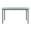 VidaXL vidaXL Gartentisch Hellgrau 150x90x74 cm Aluminium und Glas 2