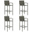 VidaXL vidaXL 5-tlg. Gartenbar-Set Grau 2