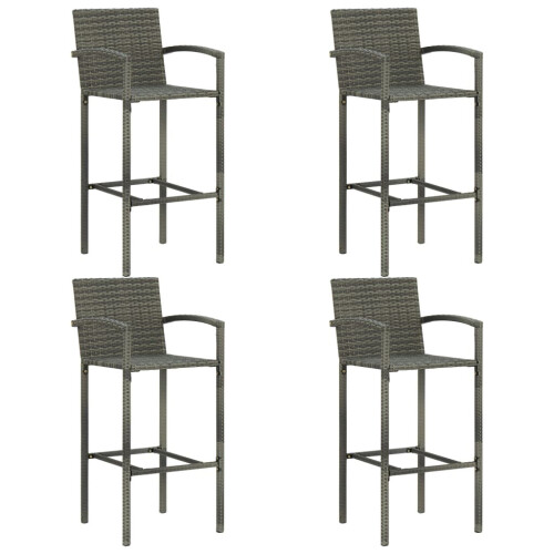 VidaXL vidaXL 5-tlg. Gartenbar-Set Grau 1