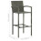 VidaXL vidaXL 5-tlg. Gartenbar-Set Grau 4