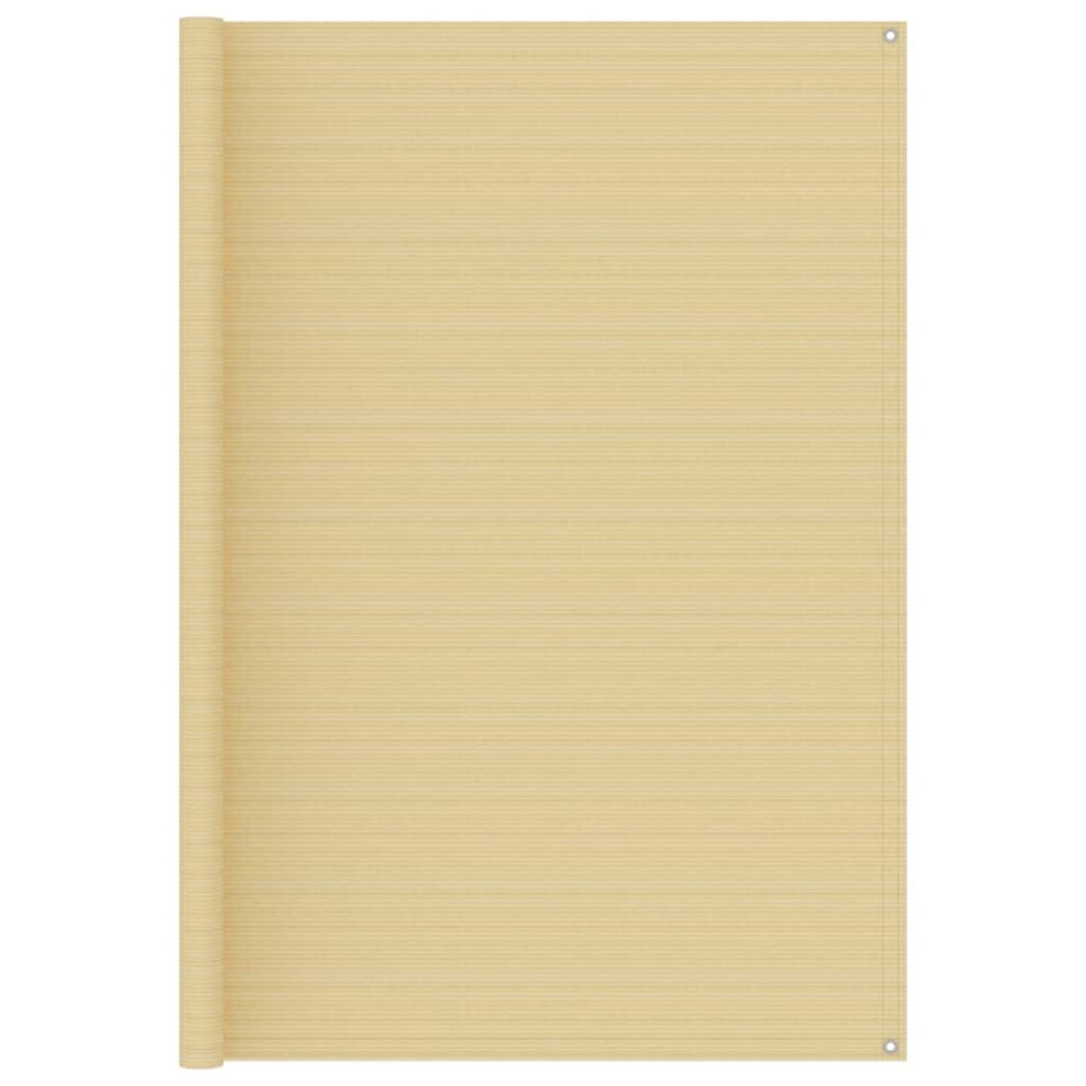 Vidaxl Tent Carpet 200X200 Cm Beige Camping Rug Tent Accessories Patio Carpet