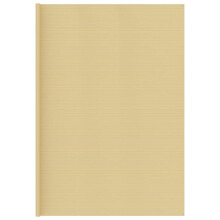 vidaXL Tent Carpet 400x700 cm Beige Patio Carpet Camping Accessories Rug Set