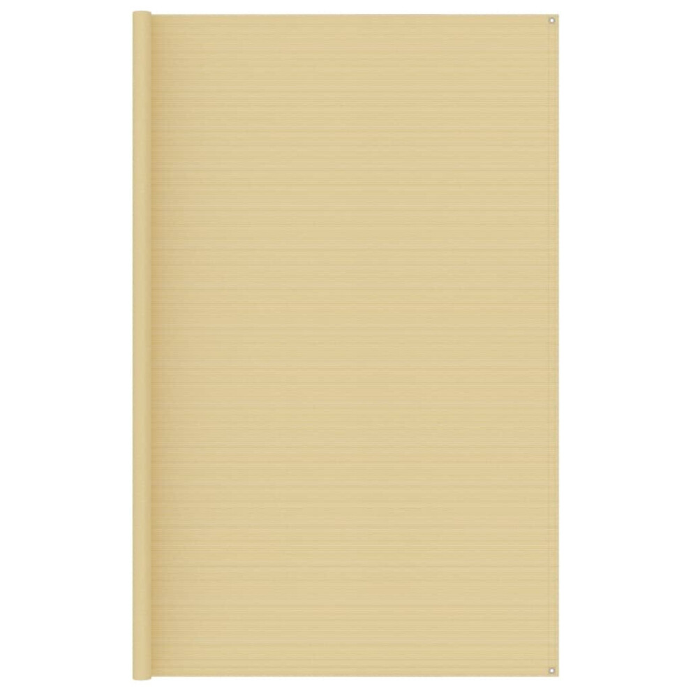 vidaXL Tent Carpet 300x600 cm Beige Camping Rug Tent Accessories Patio Carpet