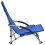 VidaXL vidaXL Klappstühle, 2 Stück, blauer Stoff 4
