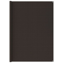 vidaXL Tent Carpet 250x250 cm Brown Sporting Goods Outdoor Hiking Camping Rug