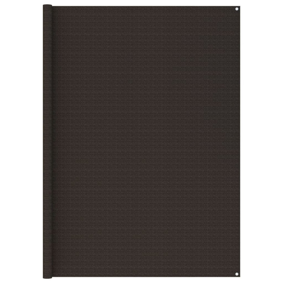 Vidaxl Tent Carpet 250X250 Cm Brown Sporting Goods Outdoor Hiking Camping Rug