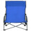 VidaXL vidaXL Klappstühle, 2 Stück, blauer Stoff 3