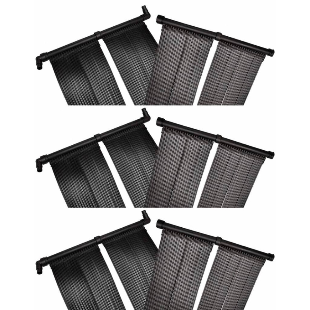 Vidaxl 6X Solar Pool Heater Panel Swimming Pool Heating Mats Garden Outdoor