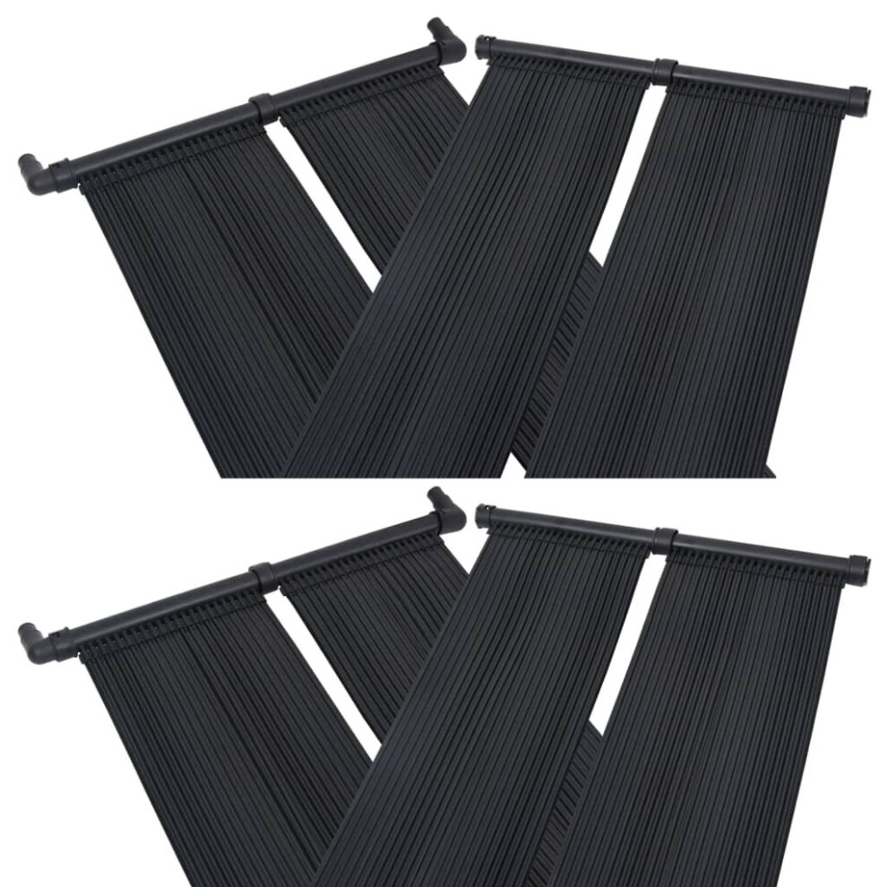 vidaXL 4x Solar Pool Heater Panel Swimming Pool Heating Mats Garden Outdoor