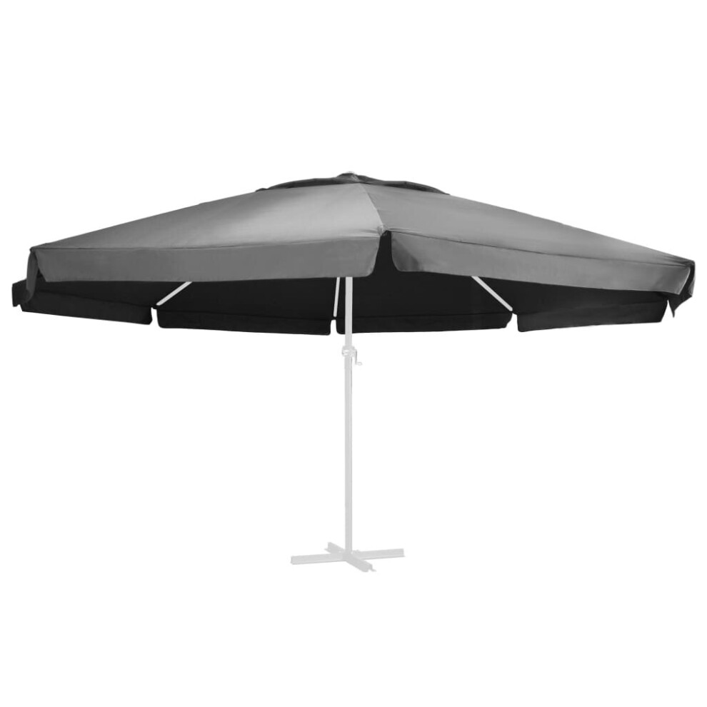 vidaXL Replacement Fabric for Outdoor Parasol Anthracite 600 cm Umbrella Cloth