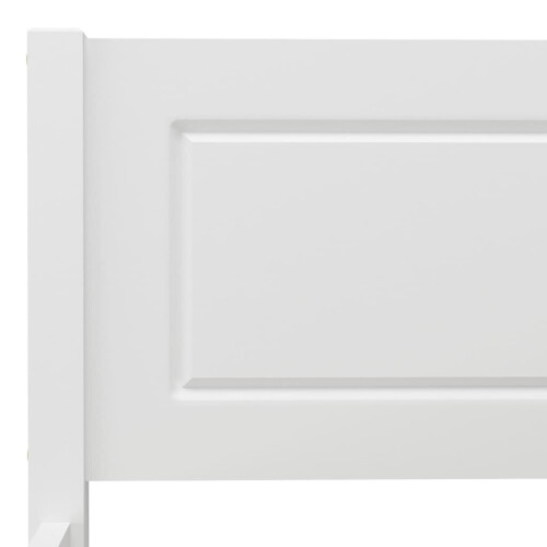 VidaXL vidaXL Solid Wood Pine Bed Frame White 90x200 cm Wooden Bedstead Bed Base 2