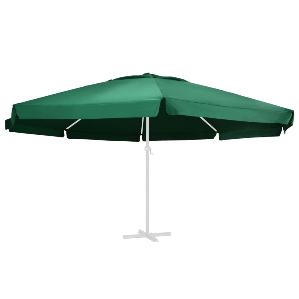 vidaXL Replacement Fabric for Outdoor Parasol Green 600 cm Umbrella Cloth