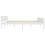 VidaXL vidaXL Solid Wood Pine Bed Frame White 200x200 cm Wooden Bedstead Bed Base 3