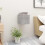 VidaXL vidaXL Bedside Cabinet Concrete Grey Engineered Wood Nightstand Side Table 1
