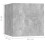VidaXL vidaXL Bedside Cabinet Concrete Grey Engineered Wood Nightstand Side Table 9
