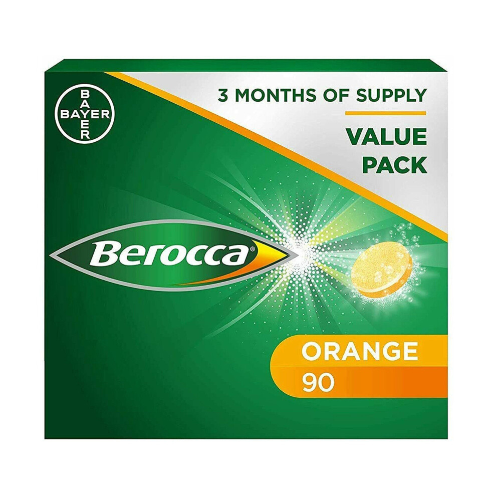 Berocca Orange - 90 Effervescent Tablets