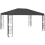 VidaXL vidaXL Pavillon mit LED-Lichterkette 3x4 m Anthrazit 2