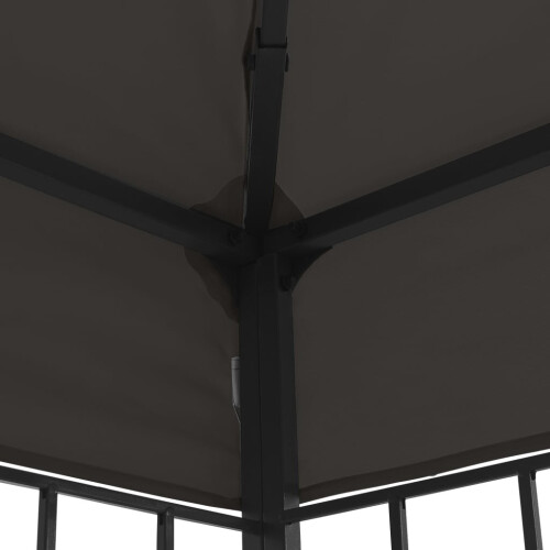 VidaXL vidaXL Pavillon mit LED-Lichterkette 3x4 m Anthrazit 2