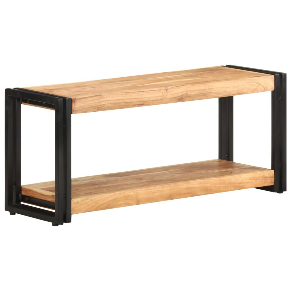 Vidaxl Solid Acacia Wood Tv Cabinet 90X30x40 Cm Entertainment Centre Lowboard