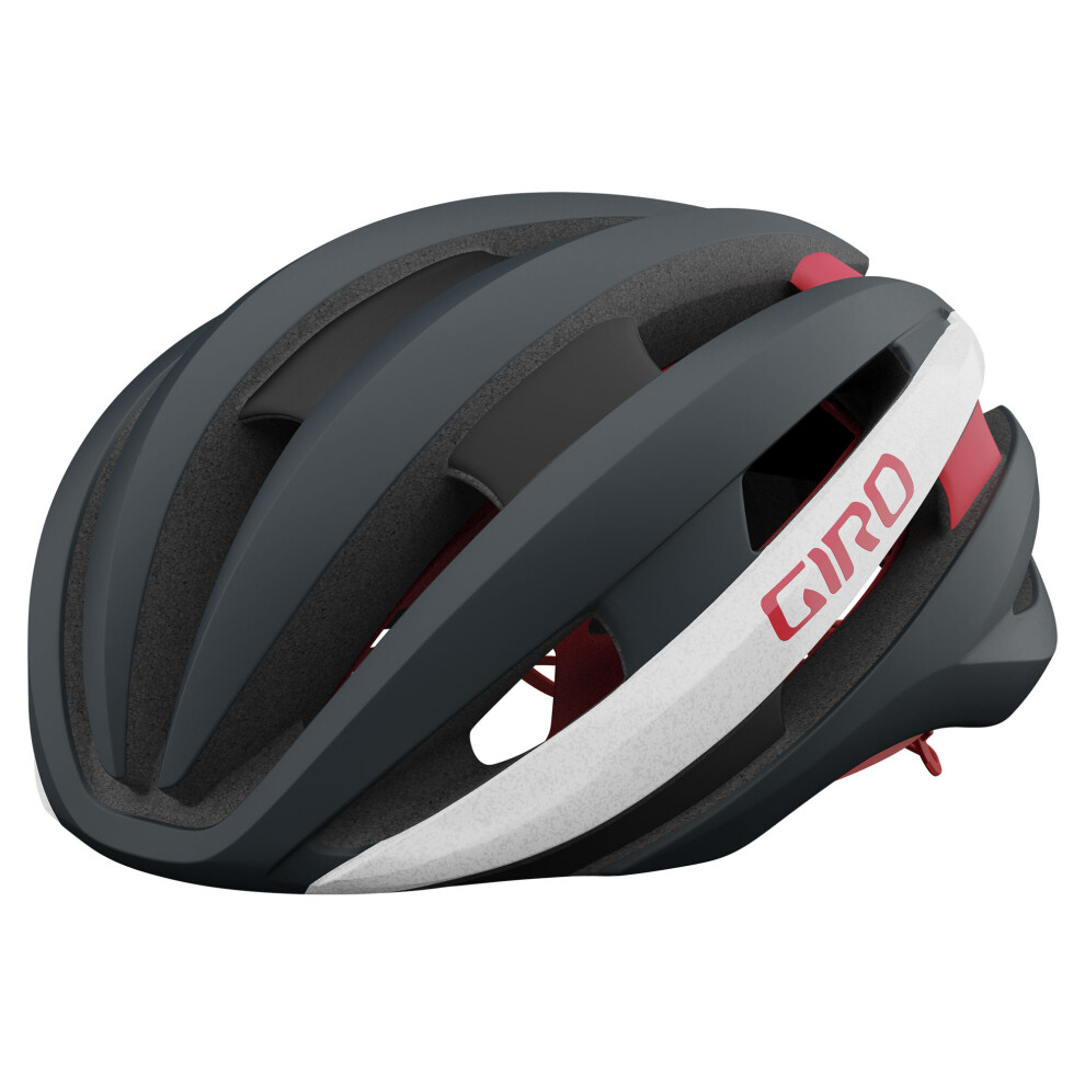 (S - 51-55 CM, Matt Portaro Grey / White / Red) Giro Synthe MIPS II Road Helmet