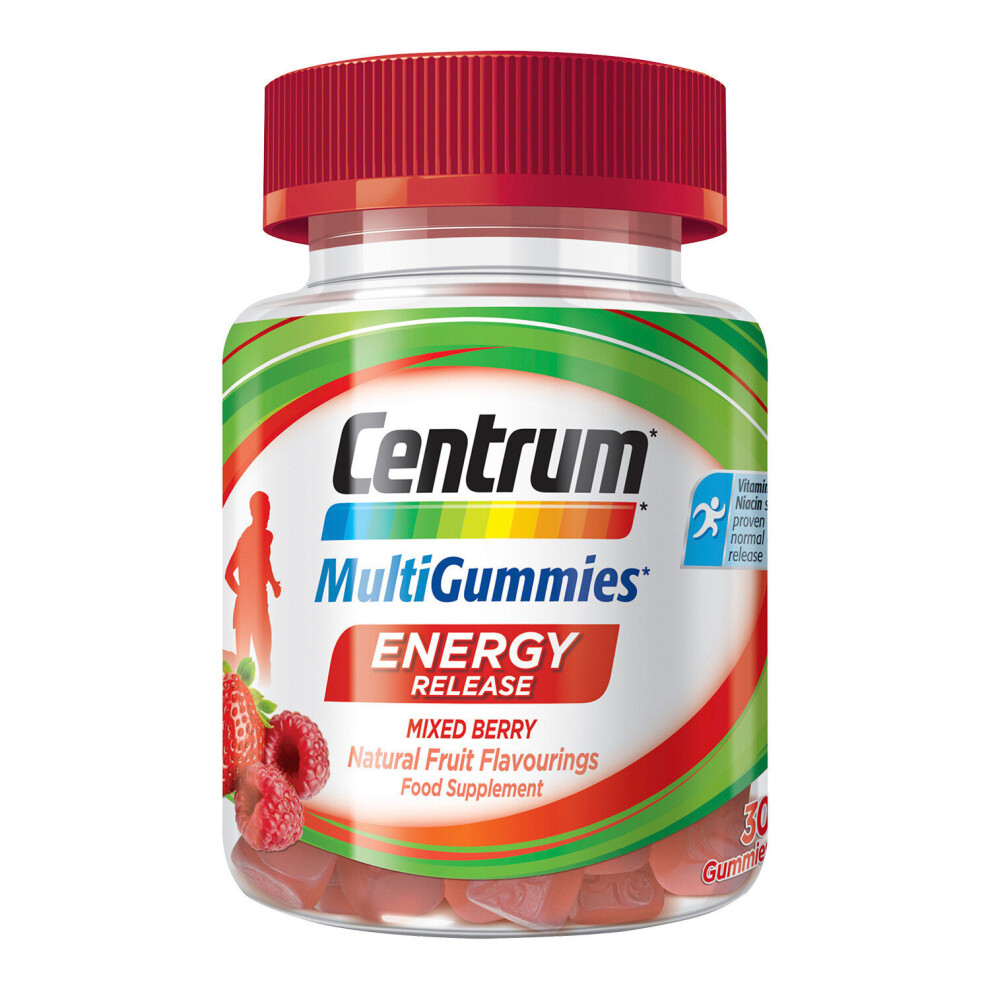 Centrum MultiGummies Energy Release Mixed Berry - 30 Gummies