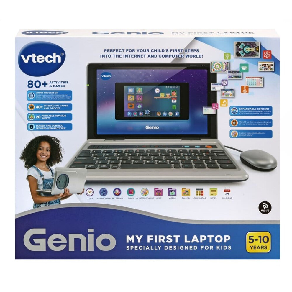 Vtech Grey Genio My First Laptop Playset-image-OPC-P88BWWX-NEW