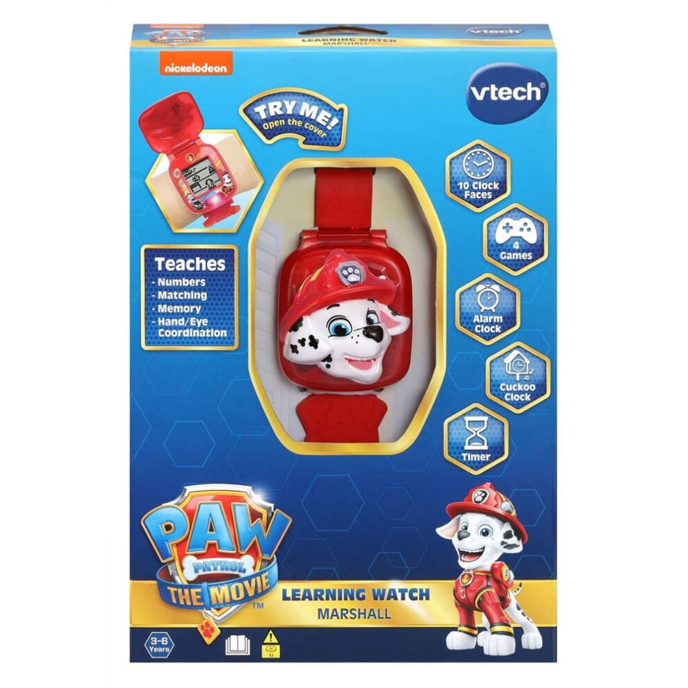 VTech Red Paw Patrol The Movie Marshall Learning Watch