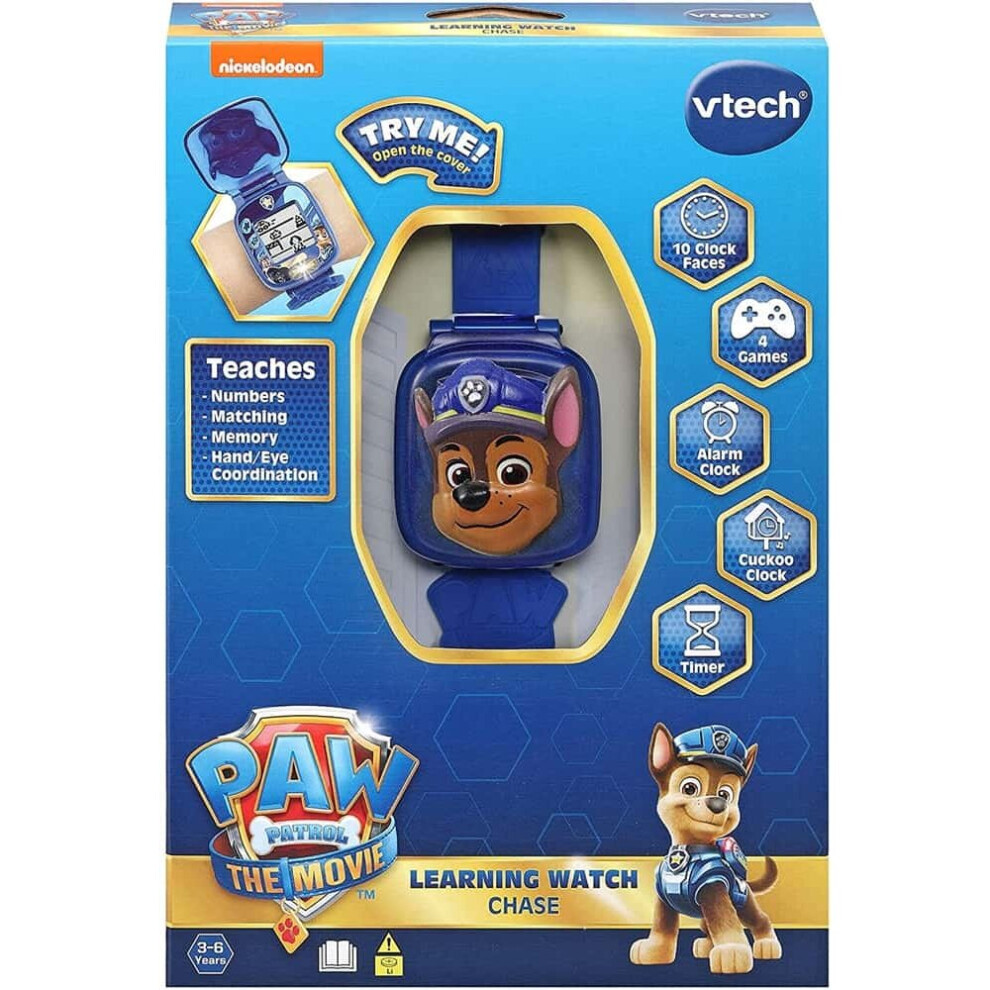 VTech Blue Paw Patrol The Movie Chase Learning Watch