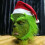 Grinch Latex μάσκα Πώς ο Grinch έκλεψε Horror Helmet Χριστούγεννα Cosplay 2