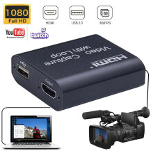 HDMI Video Capture Card Recorder USB 2.0 1080P Game Live Capture HDTV Streamer