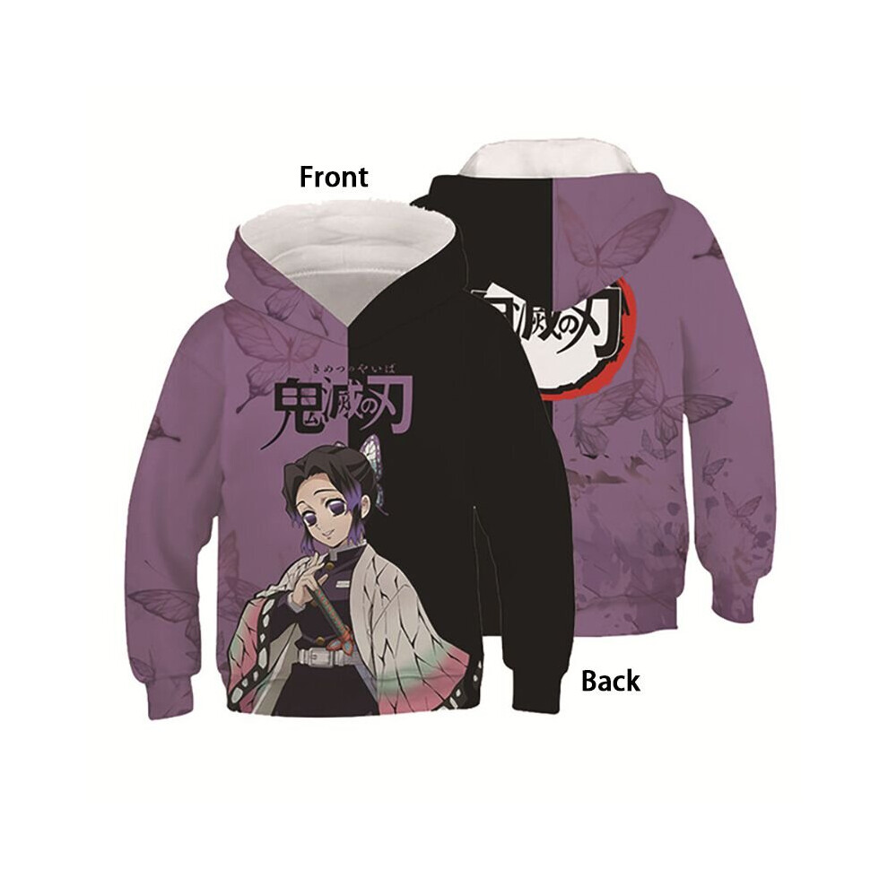 (Kanawo, M) Anime Demon Slayer Hoodie Adult Pullover Hoodie 