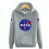(Gray, L) Men's Nasa Space Hoodie Pullover Sweatshirt Jacket 1