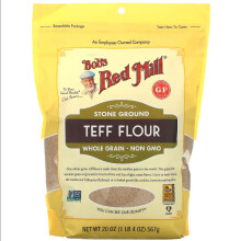 Bob's Red Mill, Teff Flour, Whole Grain, Gluten Free, 20 oz ( 567 g)