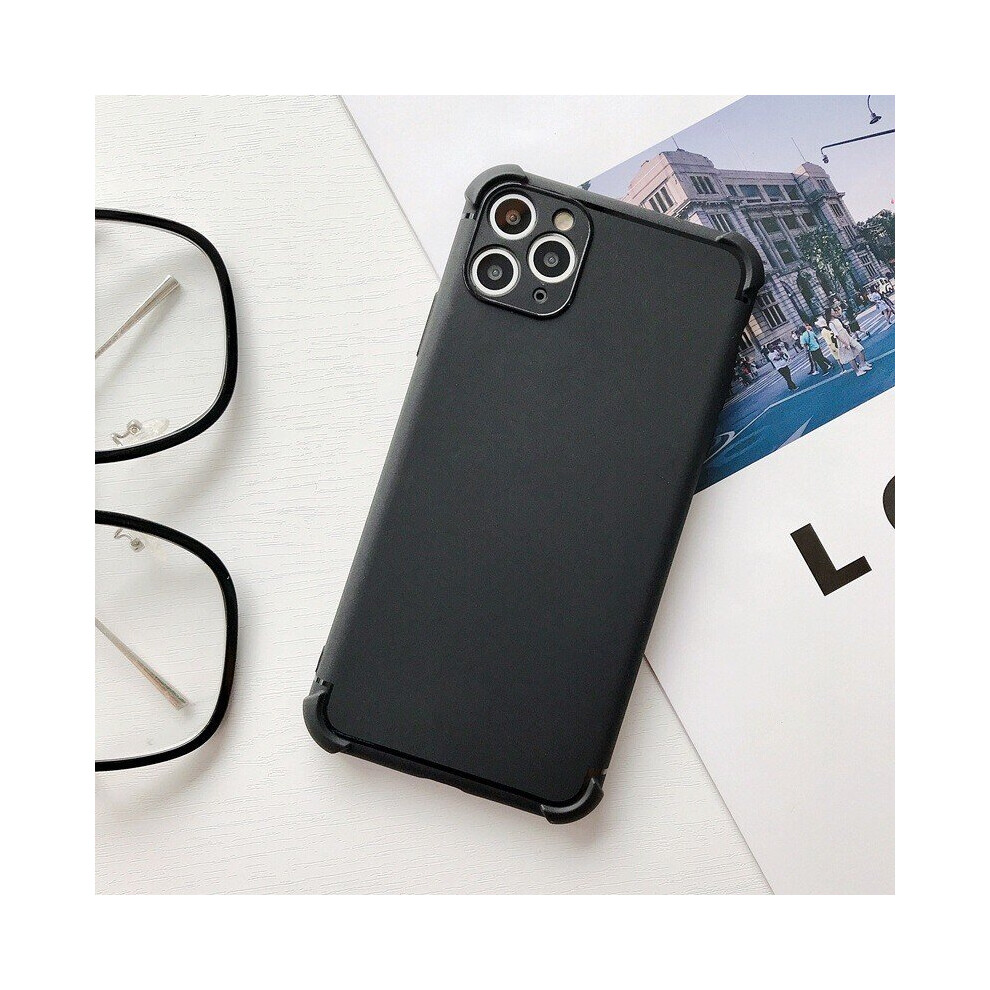 (, For Iphone 11 Pro (5.8")) Case For Iphone 11, Iphone 11 Pro, Pro Max Bumper Silicone Lens Protector Tpu Cover Black 7437729818860