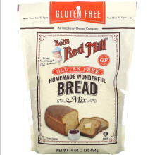 Bob's Red Mill, Homemade Wonderful Bread Mix, Gluten Free, 16 oz (454 g)