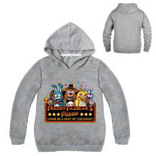 (Gray, Tag 150) Five Nights at Freddy's Children's Hoodies Head Clothing